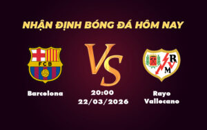 barcelona rayo vallecano 22 03 la liga